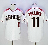 Arizona Diamondbacks #11 A. J. Pollock White Brick New Cool Base Stitched Baseball Jersey Sanguo,baseball caps,new era cap wholesale,wholesale hats